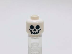 【新品未使用】レゴ　LEGO　ミニフィグ　ヘッド　頭　37 スカル　ガイコツ　骸骨