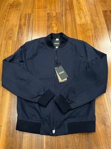 ■ Новый и тег! Hugo Boss Hugo Boss Over Slimfit MA-1 Bomar Jacket Navy 48 ■