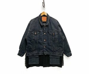 UNDERECOVER × Levis リーバイス 22AW ハイブリッド トラッカー ダウンジャケット 黒系 サイズL 正規品 / 29775