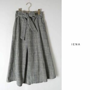 2万☆イエナ IENA☆【CLASSY.掲載】グレンチェックフレアスカート 36サイズ 日本製☆K-M 6511