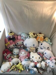 【正規品】SANRIO ハローキティ　マイメロディ　他　ぬいぐるみ　まとめて大量セット　A　中古品 　 #y-6266