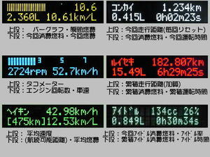 燃費モニター(マルチインフォメーション燃費計)RSM-10ELモデル