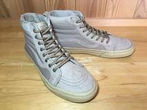 ★VANS バンズ US企画 SK8 HI スケート ヌバック ベージュ 26.5cm Used検 編上げ ミリタリー ブーツ オールドスクール ハーフキャブ_画像6