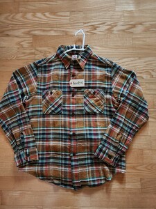 SALE！送料込★東洋 SUGAR CANE シュガーケーン SC26712 TWILL CHECK WORK SHIRT ツイルチェック ワークシャツ 日本製　ブラウン　L