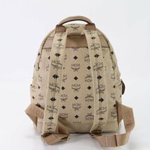 ■1円■極美品■MCM エムシーエム■ギャランティ付■ヴィセトス リュックサック リュック バックパック レザー A4 レディース EET D24-5_画像7