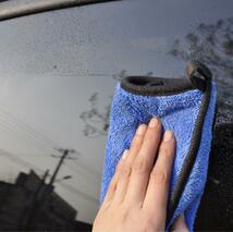マイクロファイバークロス タオル　ブルー　青　１0枚　厚手　洗車　台拭き　掃除_画像7