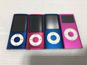 270324◆Apple iPod A1320/A1285/A1199 iPod nano 第4世代 8GB 第2世代 4台セット デジタルオーディオプレーヤー 写真追加あり◆F