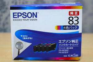 純正品★EPSON　インクカートリッジ　83　4色パック★IC4CL83　虫めがね◆送料込み！