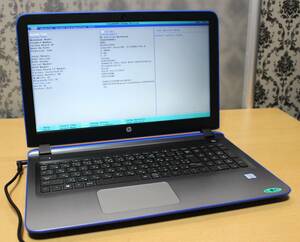 ジャンク品★HP Pavilion 15-ab258TU◆i5‐6200U★コバルトブルー