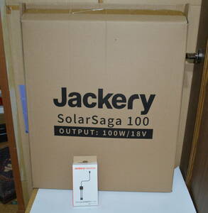 ●Jackery（ジャクリ）　SolarSaga 100W ソーラーパネル　＋ 並列接続用ケーブル●