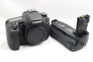 ★美品★ 即決 格安 キヤノン CANON EOS 7D ボディ ＆ バッテリーグリップ BG-E7 デジタル一眼カメラ （R5-654）