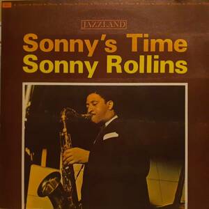 米JAZZLAND盤LP 赤ラベル Orpheum表記なし Sonny Rollins / Sonny's Time 1964年？ JUP 972 テクスチャー・ジャケ Max Roach Kenny Dorham