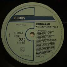 ブラジルPHILIPS盤LP！Caetano Veloso / Personalidade 2 (Best Album) 1992年 514 117-1 カエターノ・ヴェローゾ Domingo Bossa Nova_画像2