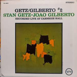 米VERVEオリジLP！黒銀Tラベル Capitolクラブ盤 Stan Getz / Joo Gilberto / Getz / Gilberto #2 1966年 V6-8623 (SMAS-90671) ボサノバ