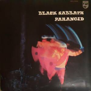 日本PHILIPSオリジLP！初版！ Black Sabbath / Paranoid 1970年 SFX-7266 ブラック・サバス パラノイドOzzy Osbourne Vertigo 6360 011