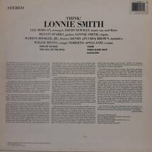 英BLUE NOTE盤LP青白Lbl！Lonnie Smith / Think! 1968年作の86年盤 BST 84290 Lee Morgan Melvin Sparks Pucho & His Latin Soul Brothers_画像3