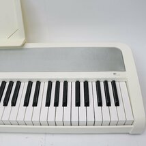 101)KORG コルグ B1 電子ピアノ ホワイト 2017年製 88鍵 譜面台 フットペダル・ヘッドフォン付き 楽器 鍵盤_画像5