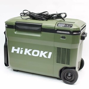 430)HiKOKI/ハイコーキ コードレス冷温庫 UL18DB フォレストグリーン 25L 冷蔵庫 アウトドア レジャー キャンプ クーラーボックス