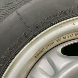 中古 キャラバン VWE25 タイヤホイール 1本 195/80R15 タイヤホイールの画像5