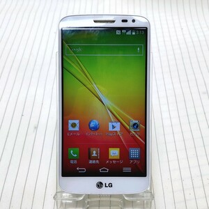 [難あり]LG G2 mini ホワイト/Android4.4.2/SIMフリー/*SIMピン折れあり