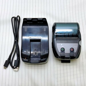 SII モバイルプリンター MP-B20 クレイドル付き/動作品/Airレジ対応