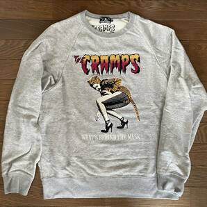 HYSTERIC GLAMOUR ヒステリックグラマー スウェット 16AW THE CRAMPS クランプス Lサイズ グレー 0263CS12の画像1