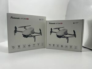 新品豪華二台セット Potensic ATOM SE ドローン カメラ付き 4K動画 GPS搭載 ドローン 初心者～中級　練習 DJI　ラジコン　飛行機