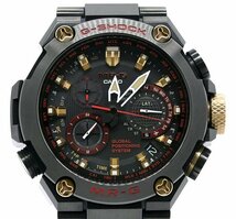 ★箱保付！極美品！CASIO カシオ G-SHOCK ジーショック MR-G MRG-G1000B-1A4JR AKA-ZONAE 赤備え GPSハイブリッド電波ソーラー メンズ★_画像1