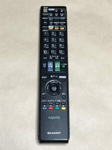 シャープ 純正品 アクオス テレビ リモコン GA888WJSA 保証あり ポイント消化 即決 スピード配送