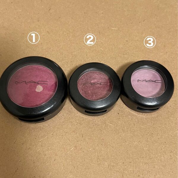 MAC アイシャドウ 3個セット売り　マック コスメ