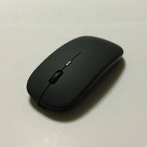 ワイヤレスマウス 黒 Bluetooth 5.0 USB充電式 無線 薄型 静音 r_画像9