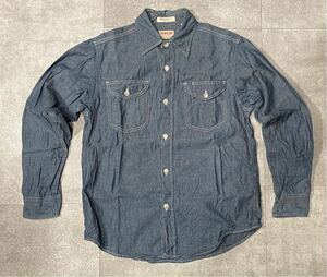 SUGAR CANE シャンブレーシャツ サイズMEDIUM 東洋エンタープライズ MADE IN USA カリフォルニア製 ワークシャツ シュガーケーン Mサイズ