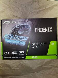 [極美品]ASUS GeForce GTX 1650 グラフィクスボード OC/4G/DDR6/補助電源 (PH-GTX1650-O4GD6-P)