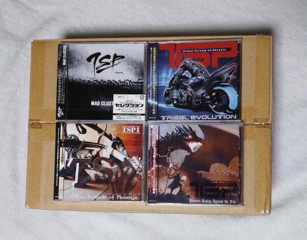 【CD4枚&DVD2枚セット】MAD CLUSTER ／ TSP Ⅱ ／ TRIBAL EVOLUTION ／ Phoenix Rising Again the Fate ／ LIVE REVOLUTION ／ LIVE&SCREAM