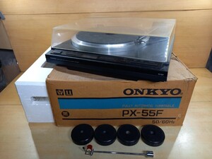 【T】ONKYO　オンキョー　PX-55F レコード　ターンテーブル　箱付き