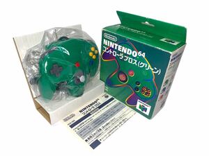 ニンテンドー64 コントローラー　ブロス グリーン　NINTENDO64