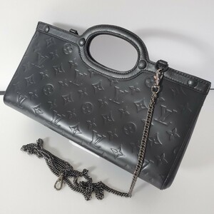 c124 Louis Vuitton ルイヴィトン 2WAY バッグ ヴェルニ ロクスバリー 黒