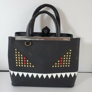 c136 FENDI フェンディ モンスター ハンドバッグ 訳あり