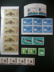 記念切手　昭和　バラ　未使用品　　(ST-0)