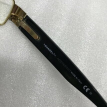 ●CHANEL　シャネル　度付きメガネ　50ロ16　135使用に伴う小傷あり　中古(u1116_14_60)_画像6