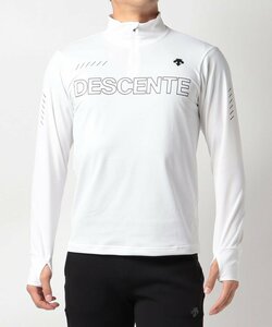 1444030-DESCENTE/メンズ スキー アンダーシャツ 1/4 ZIP ウィンタースポーツ/M