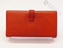 ◆S8831 HERMES エルメス ベアン クラシック □C刻印 二つ折り 長財布_画像2