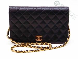 ◆S8959 CHANEL シャネル マトラッセ ココマーク プッシュロック チェーン ショルダー バッグ