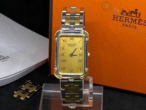 ◆Z4975 HERMES エルメス クロアジュール CR1.220 クオーツ レディース 腕時計