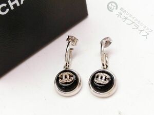 ◆S9201 CHANEL シャネル ココマーク スイング ピアス 美品