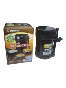 17405 象印マホービン/ZOJIRUSHI/SL-GH18ーBA/保温弁当箱/ステンレス ランチジャー/茶碗 約3杯分 約 1.2合/電子レンジ 対応/お弁当