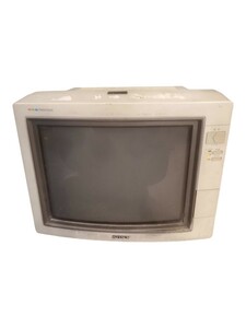 17827 SONY/ソニー/KXー14HD1/Trinitron/トリニトロン/カラーモニター/14インチ/ブラウン管モニター/マルチスキャン/希少/レア/部品取り