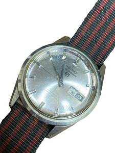 17810 SEIKO Sportmatic 5 DIASHOCK セイコー 6619-8250 21石 自動巻き デイデイト シルバー文字盤 腕時計 ジャンク品 中