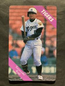  Calbee Professional Baseball card 94 year No.61.... Hanshin 1994 year ① ( for searching ) rare block Short block tent gram gold frame district version 