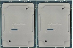 ●Intel xeon Gold 6138 正規完動品＠送料無料 ●2個セット